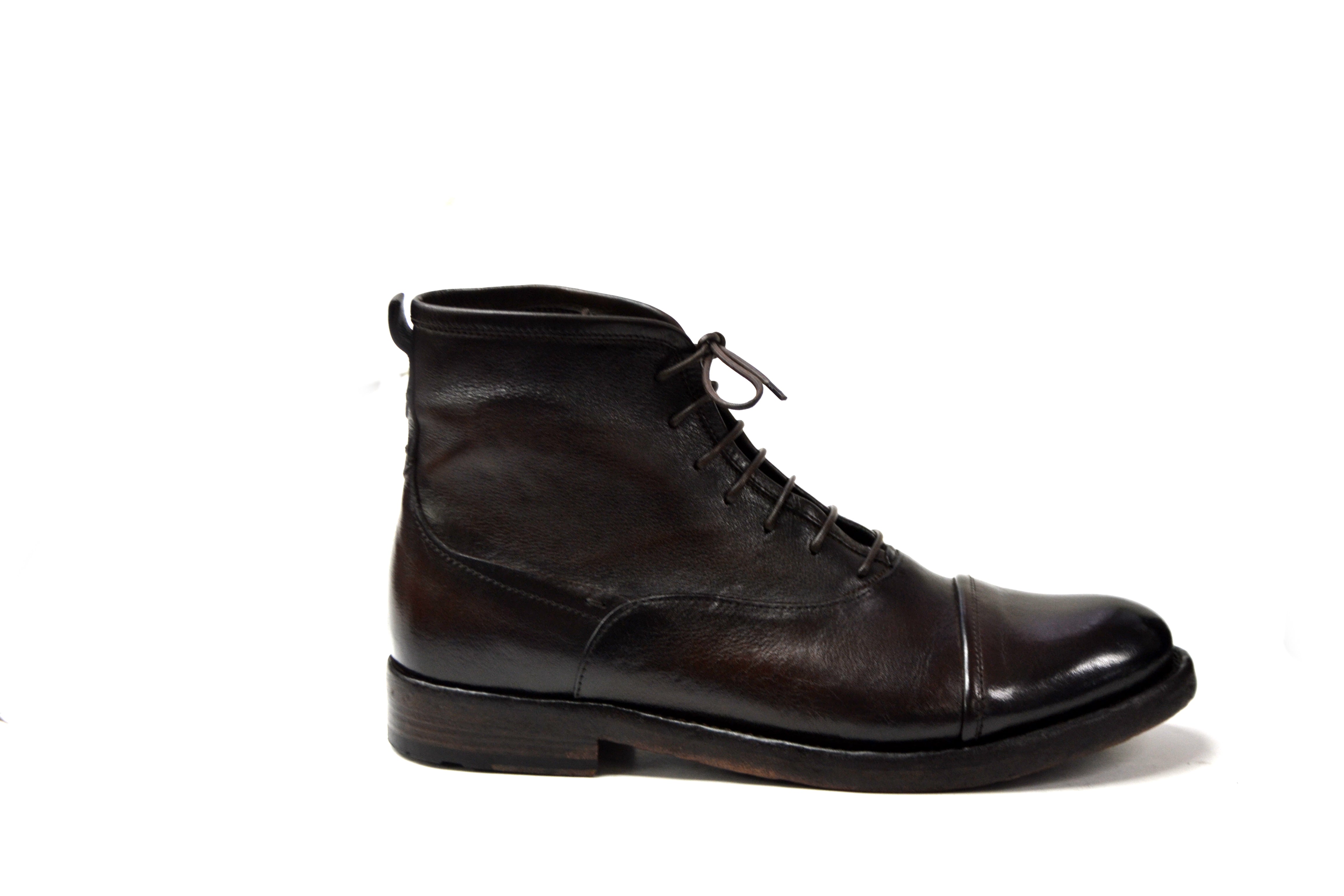 LAST PAIR 42-TESTA DI MORO LACED BOOTS