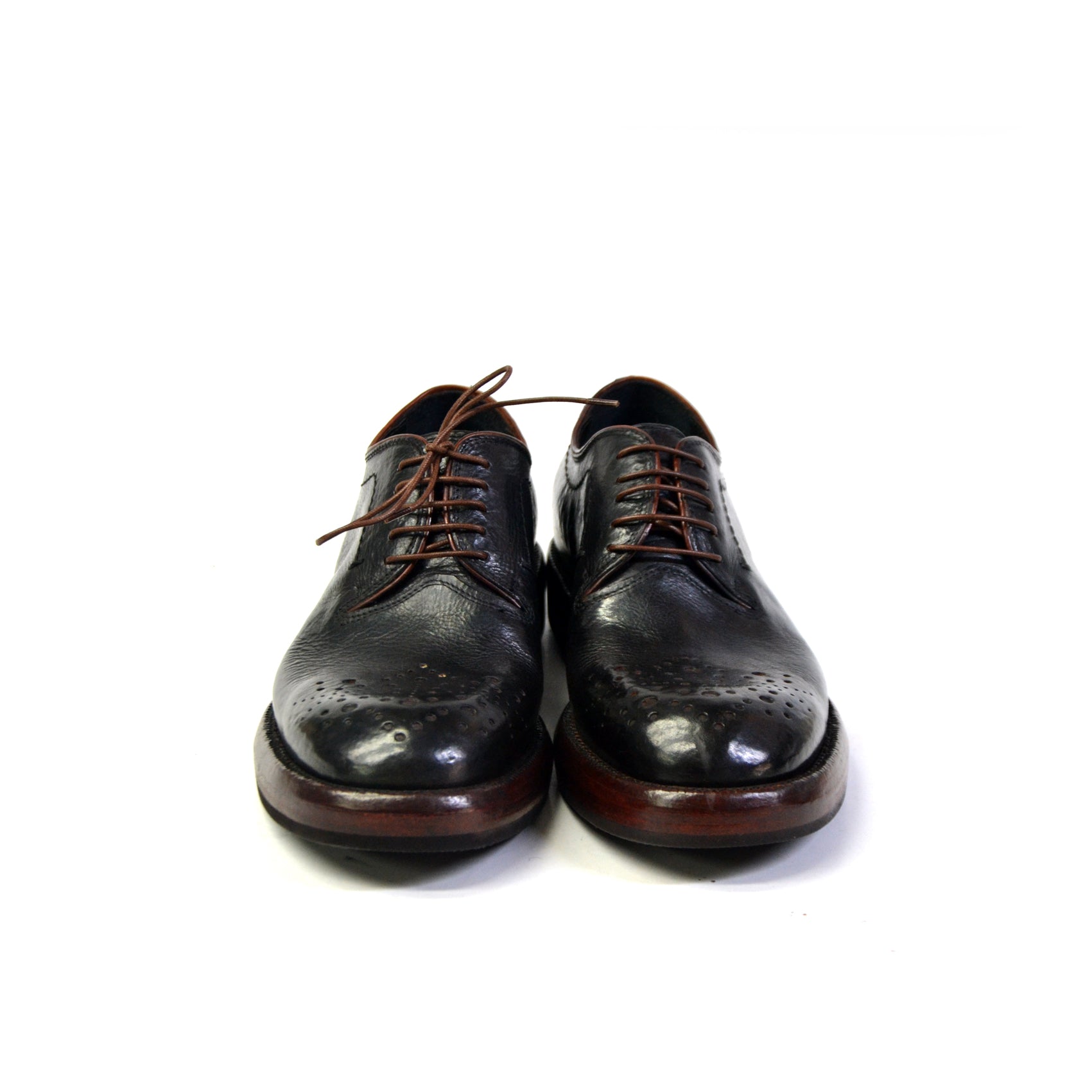 ROYAL BLACK&BROWN DERBY SHOES