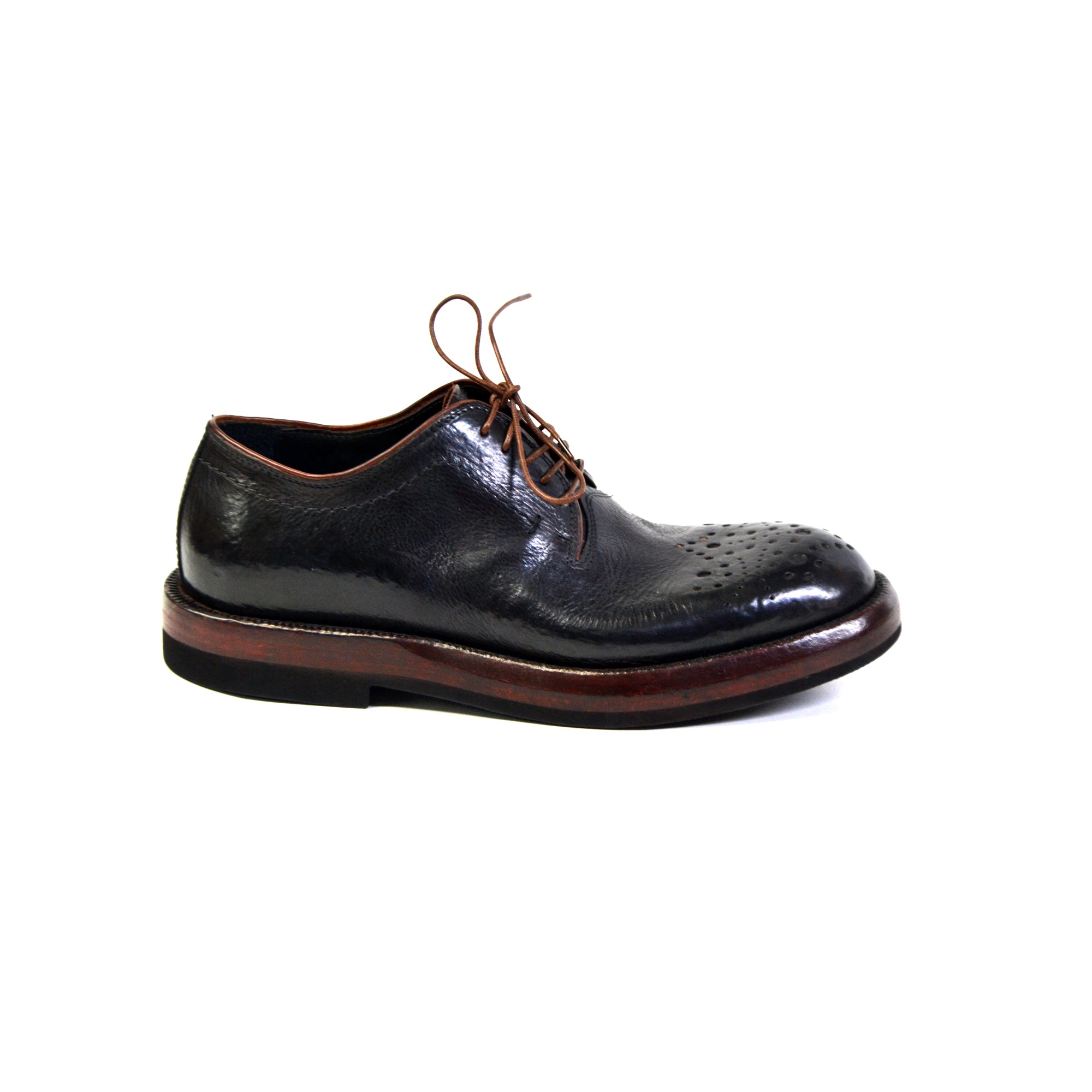 ROYAL BLACK&BROWN DERBY SHOES